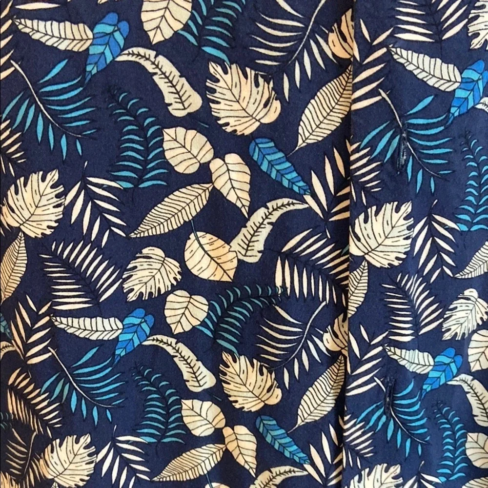 Banana Republic Blue and White Casual Button Down Shirt